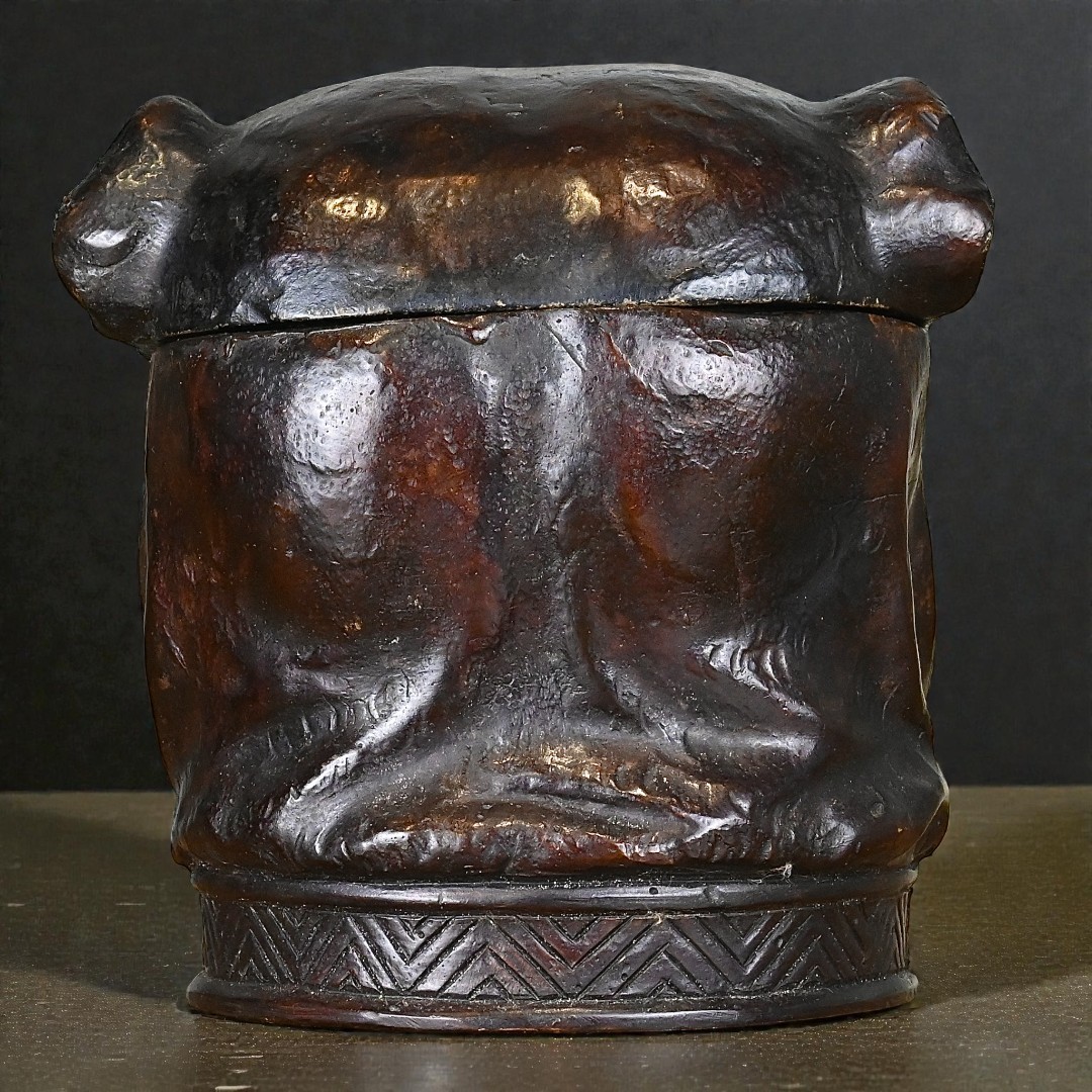 Bronze Tobacco Pouch - Late 19th Century-photo-3